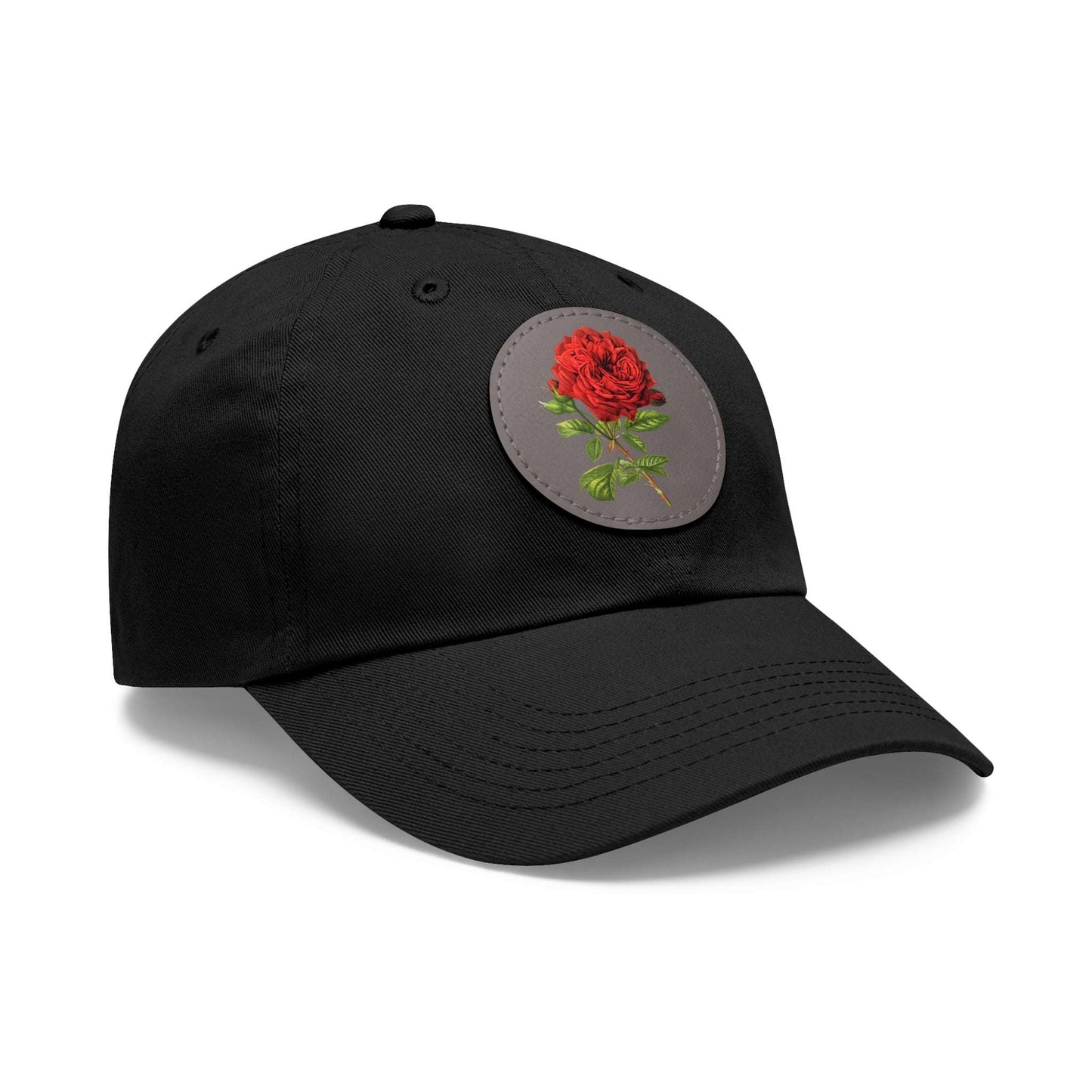 Red Rose Flower Hat - Vintage Duchesse de Dino illustration