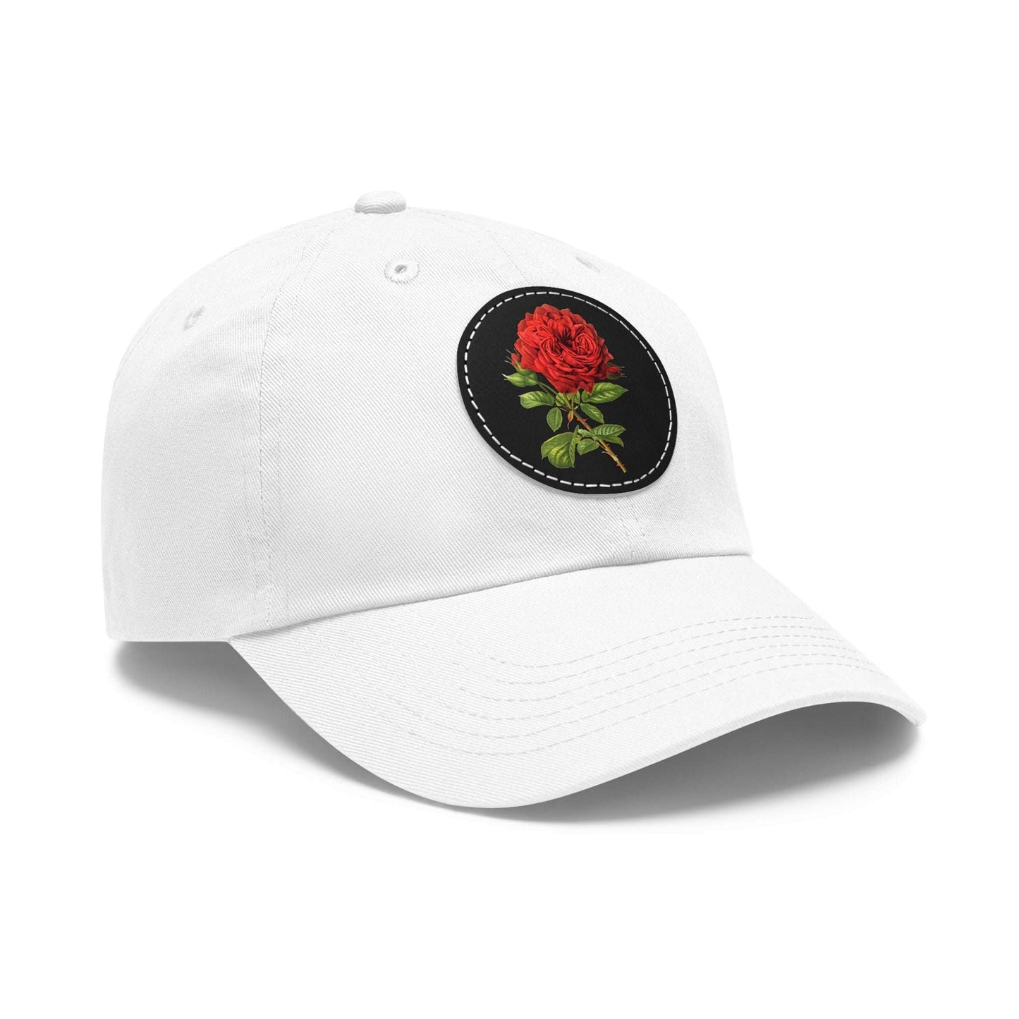 Red Rose Flower Hat - Vintage Duchesse de Dino illustration