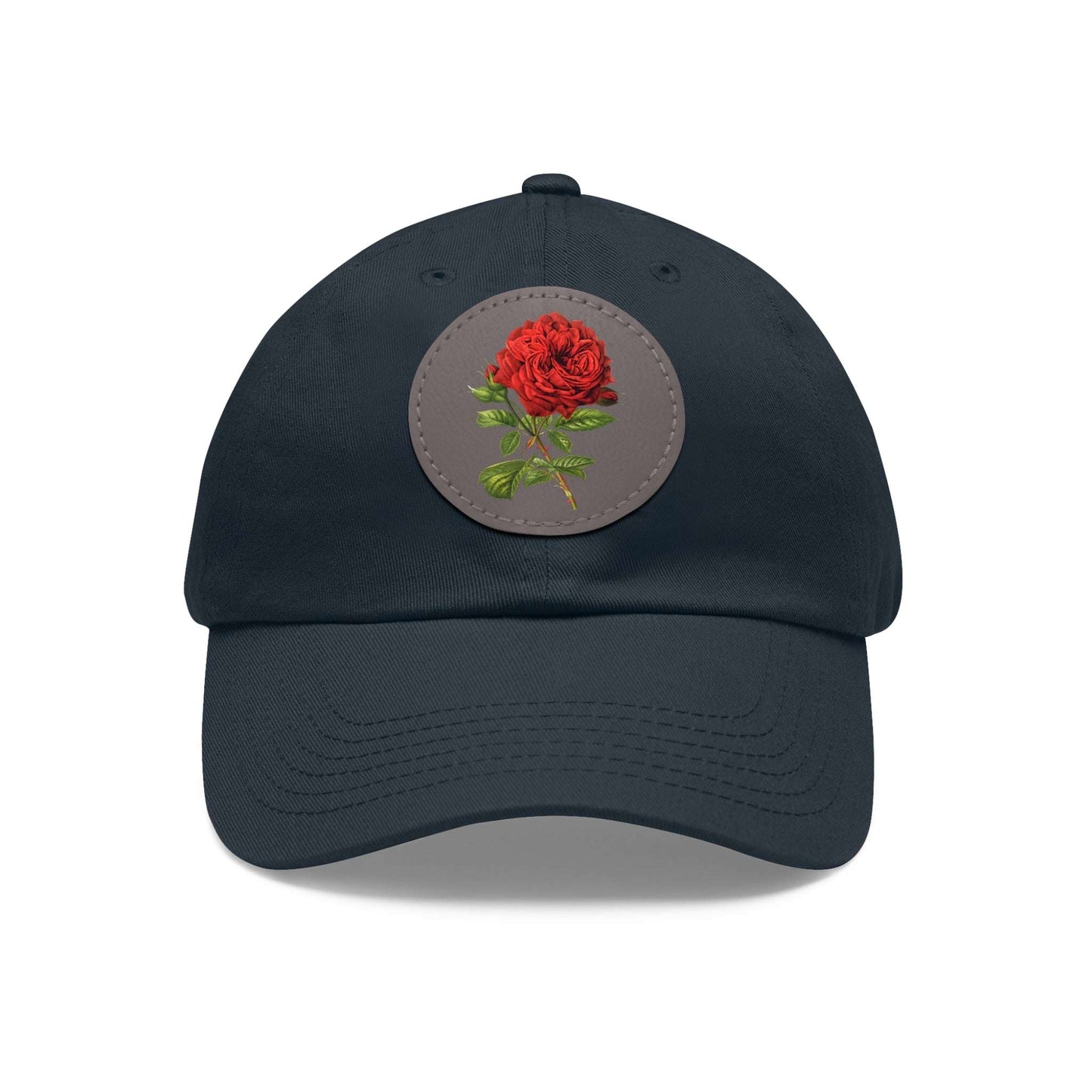 Red Rose Flower Hat - Vintage Duchesse de Dino illustration
