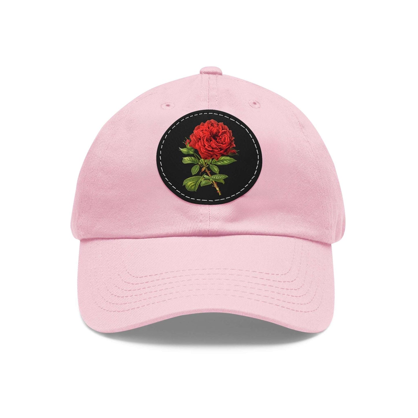 Red Rose Flower Hat - Vintage Duchesse de Dino illustration
