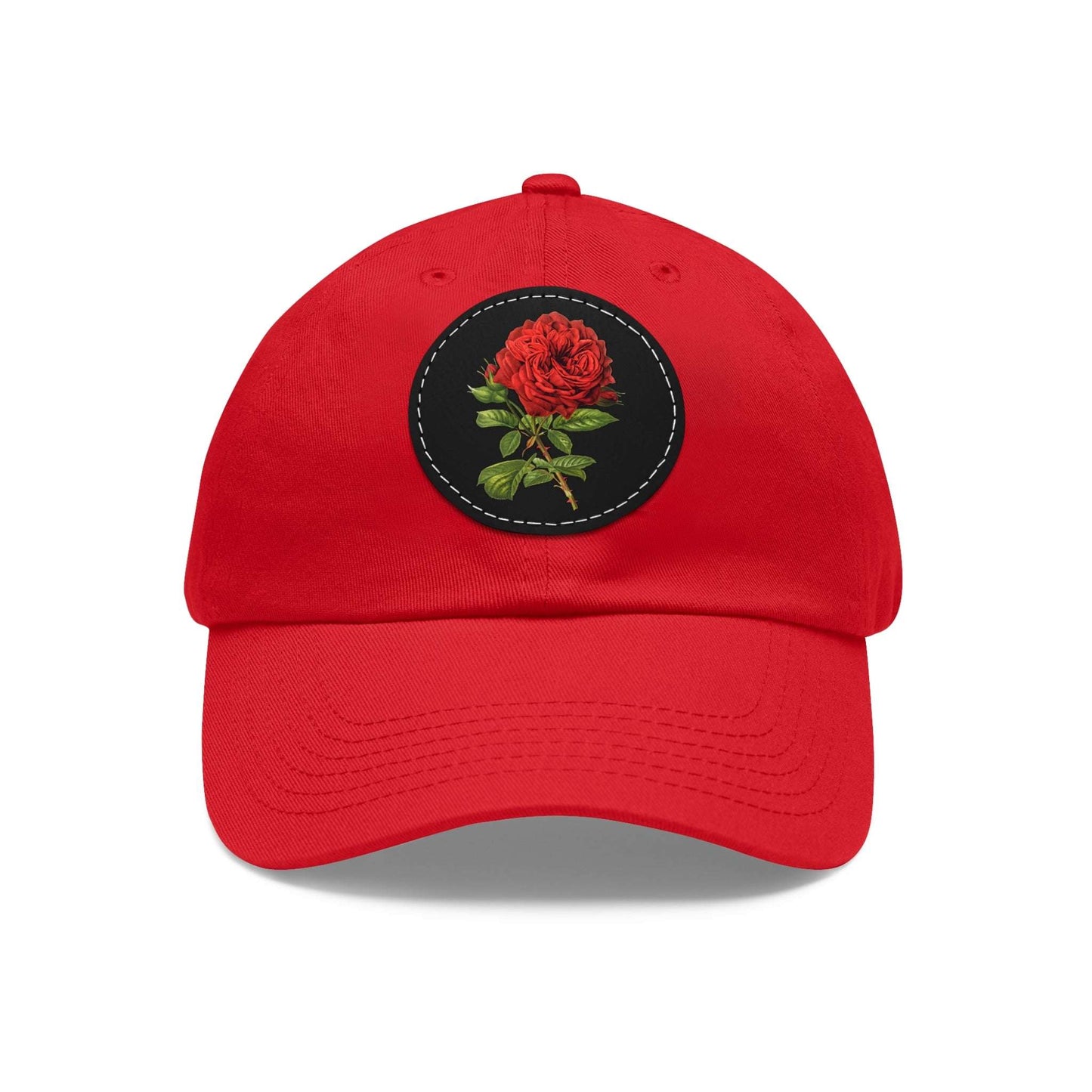 Red Rose Flower Hat - Vintage Duchesse de Dino illustration