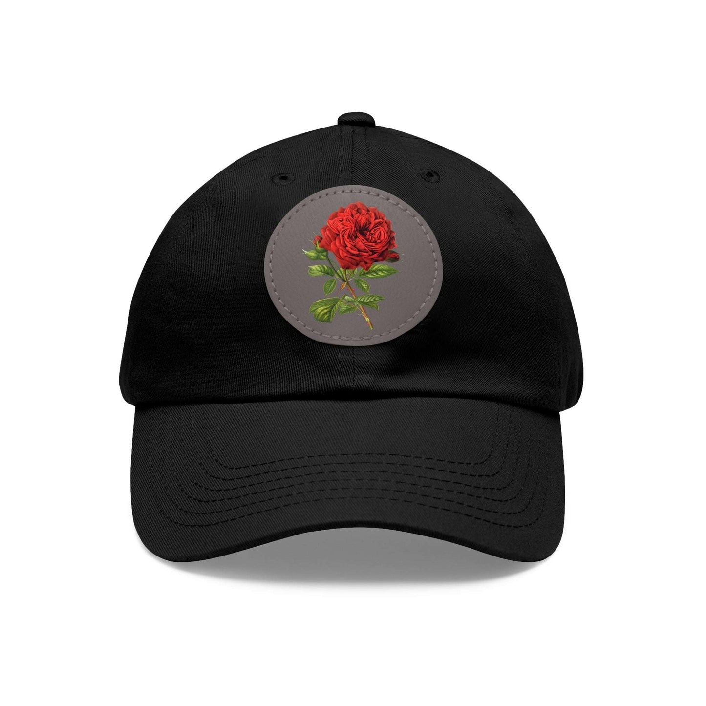 Red Rose Flower Hat - Vintage Duchesse de Dino illustration