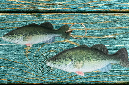 Largemouth Bass Magnet and Keychain