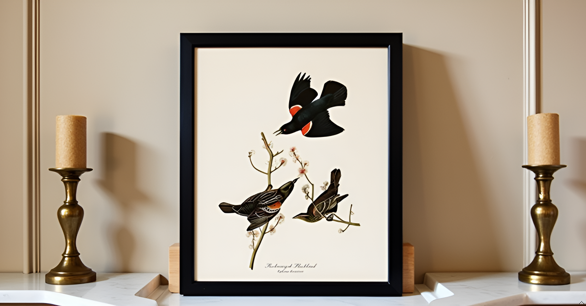 Red-winged Blackbird | Wildbird Wall Art Print
