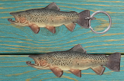 Brown Trout Magnet and Keychain