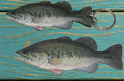 Smallmouth Bass Magnet and Keychain