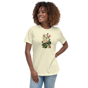 White Peony Flower T-Shirt