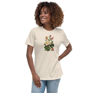 White Peony Flower T-Shirt
