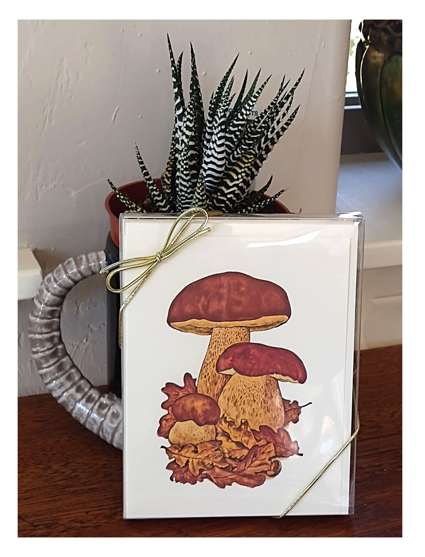 Antique Mushrooms II Notecards - Charting Nature