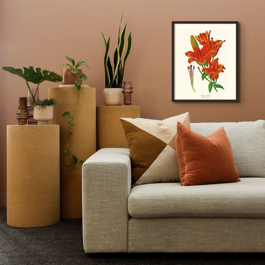 Lily, Saffron | Flower/Floral Art Print