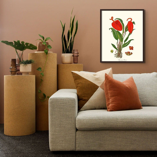 Flamingo Flower | Flower/Floral Art Print
