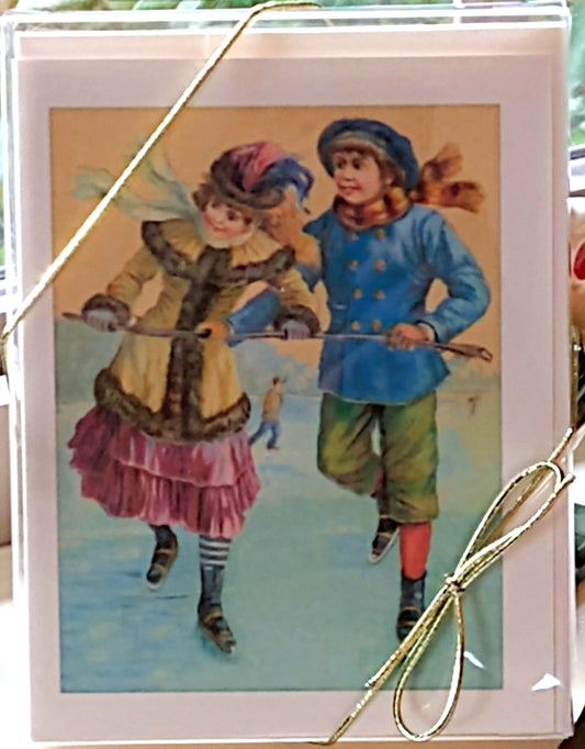 Victorian Winter | Vintage Victorial Note Card Set