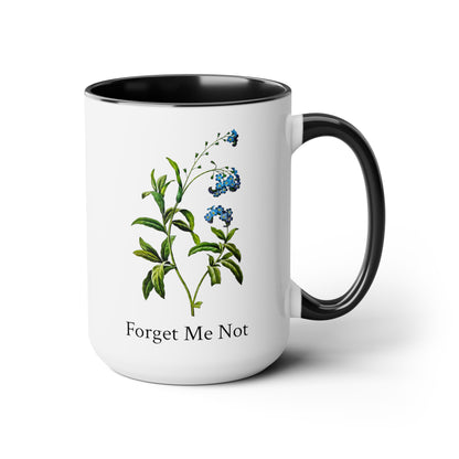 Forget Me Not Flower Mug