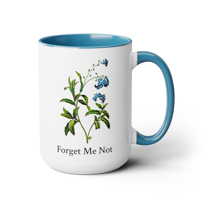 Forget Me Not Flower Mug