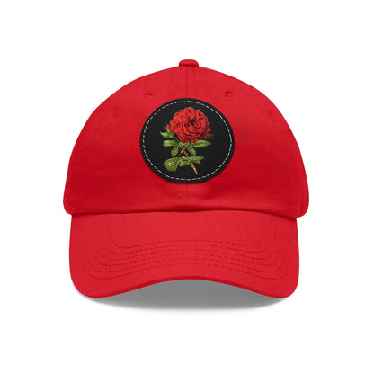  Red Rose Flower Hat - Vintage Duchesse de Dino illustration