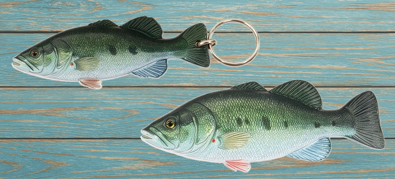 Largemouth Bass Magnet and Keychain