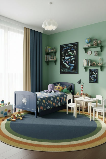 Sea Creatures in boys room
