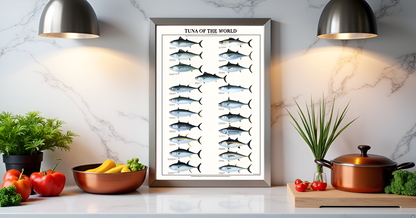 Tuna Poster - Tuna of the World