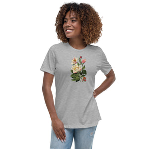 White Peony Flower T-Shirt