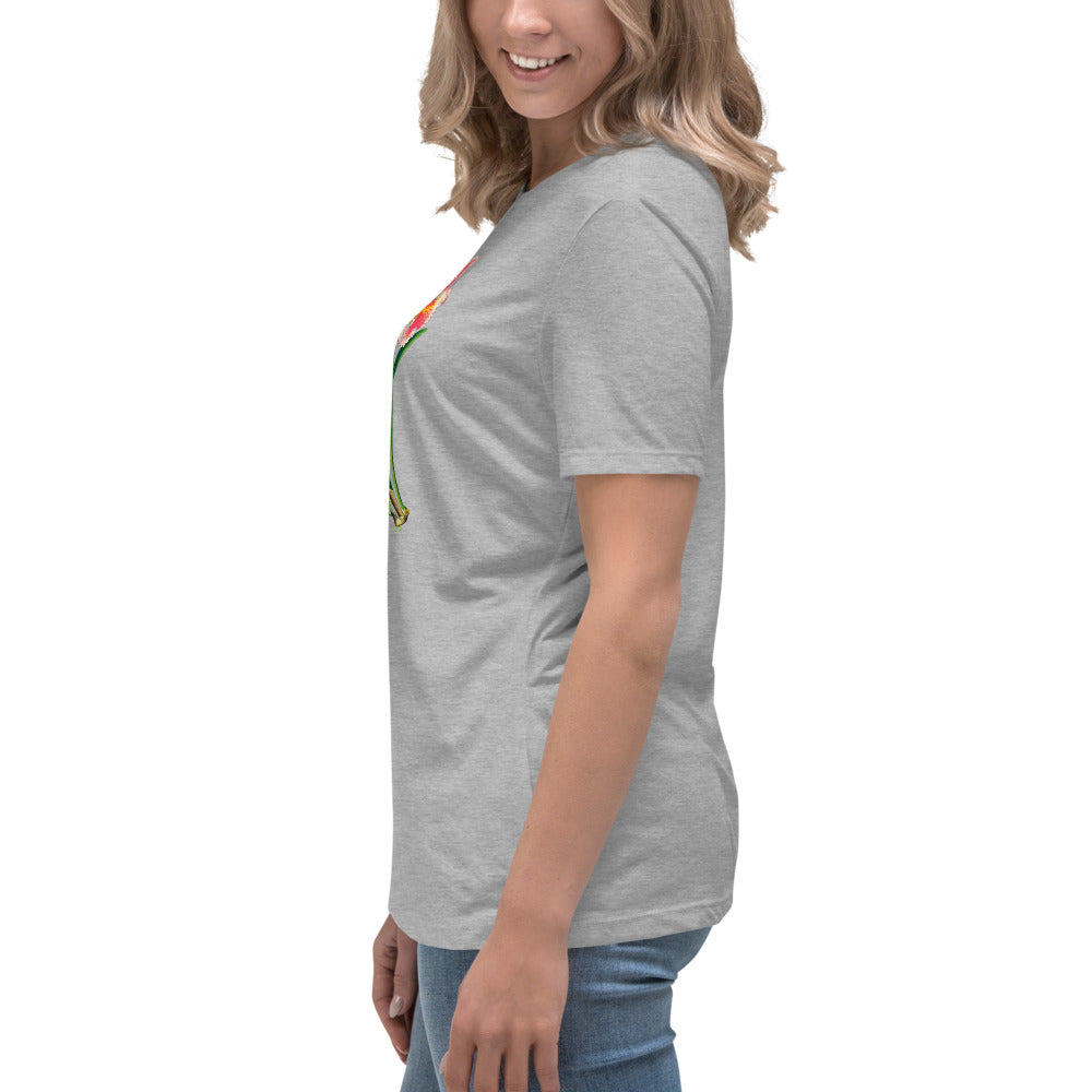 Cattleya Orchid Flower Relaxed T-Shirt