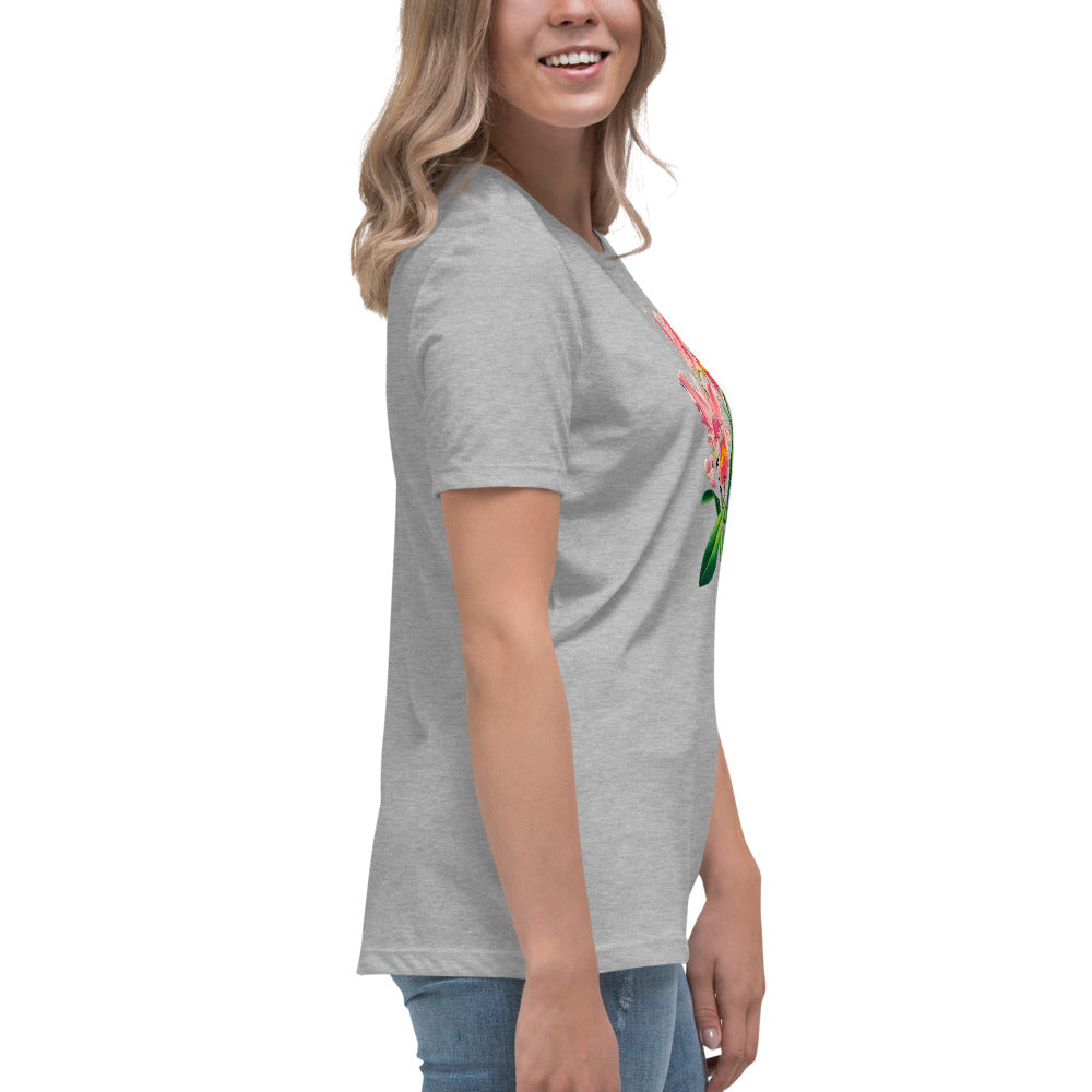 Cattleya Orchid Flower Relaxed T-Shirt