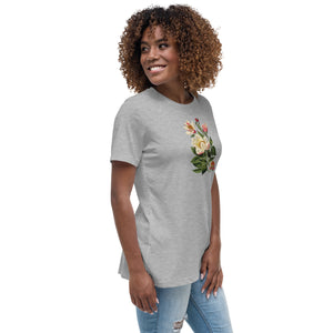 White Peony Flower T-Shirt