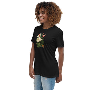 White Peony Flower T-Shirt