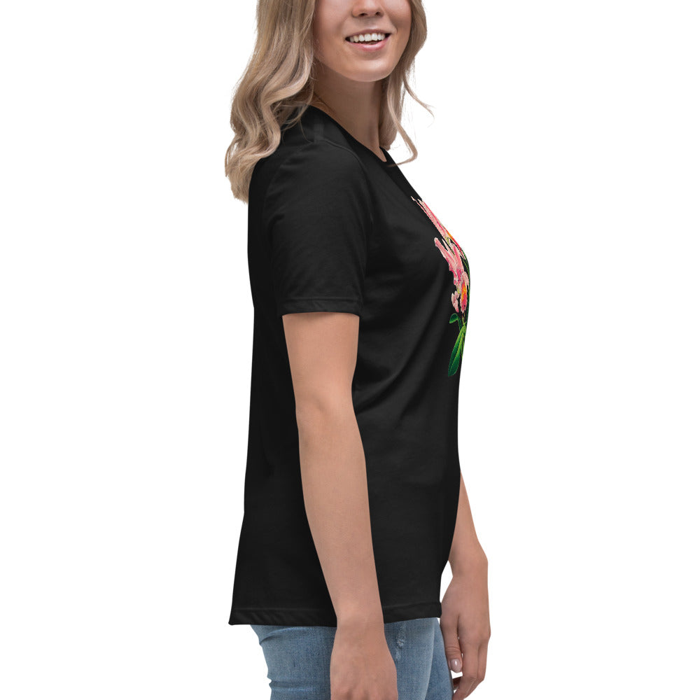 Cattleya Orchid Flower Relaxed T-Shirt