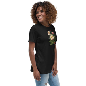 White Peony Flower T-Shirt