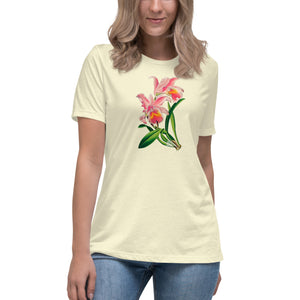 Cattleya Orchid Flower Relaxed T-Shirt