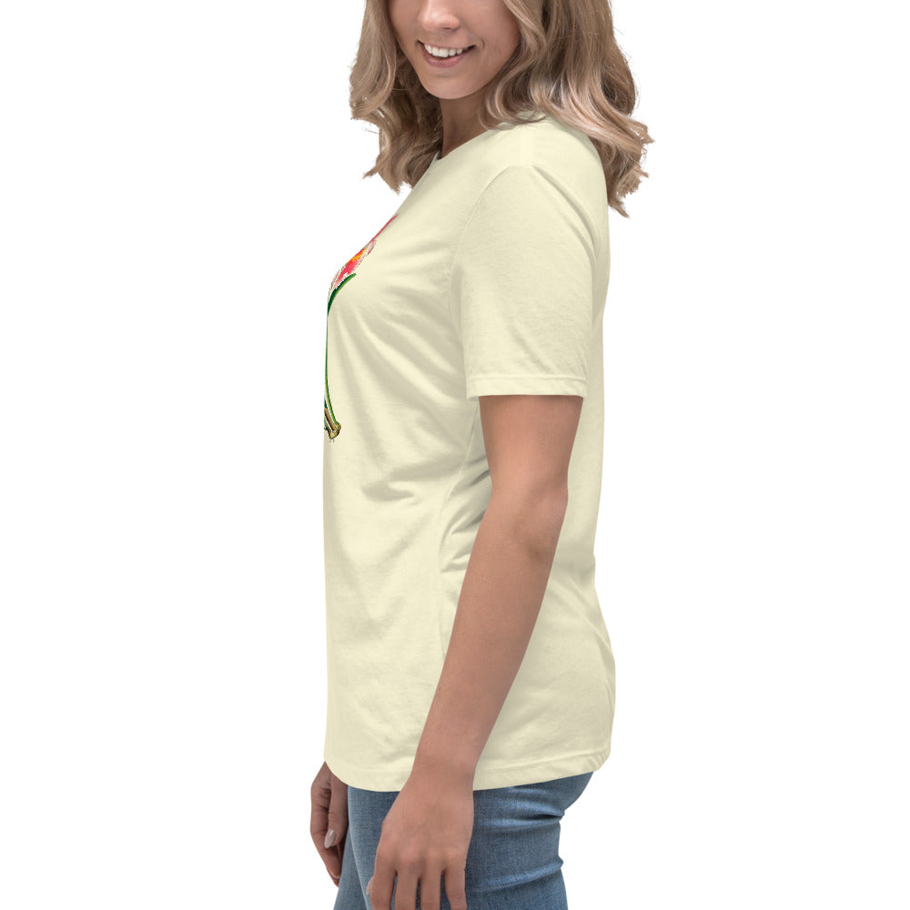 Cattleya Orchid Flower Relaxed T-Shirt