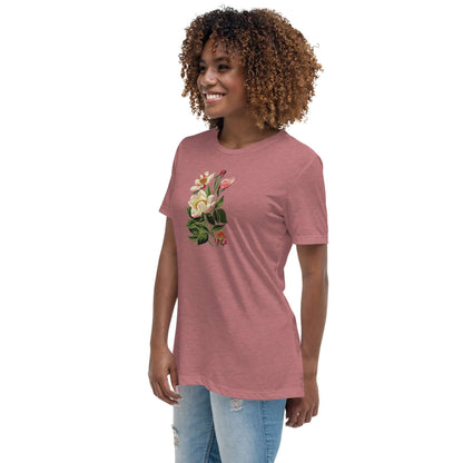 White Peony Flower T-Shirt