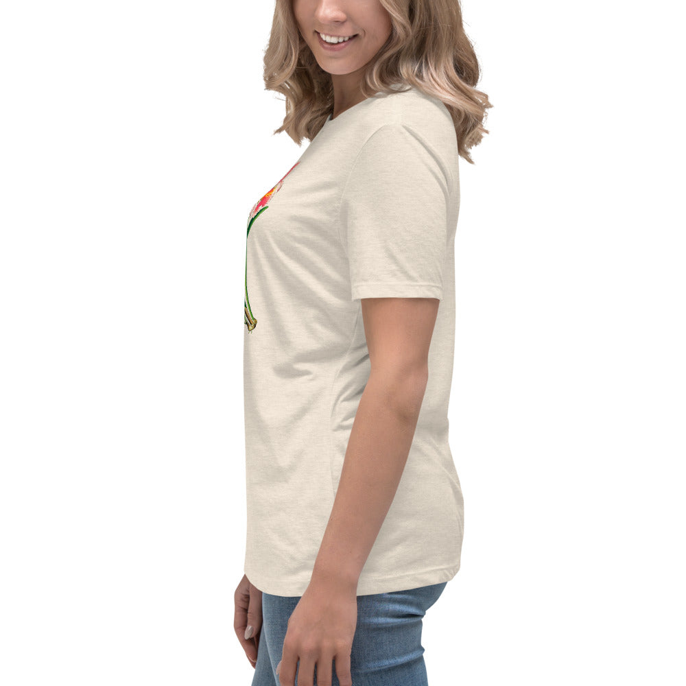 Cattleya Orchid Flower Relaxed T-Shirt