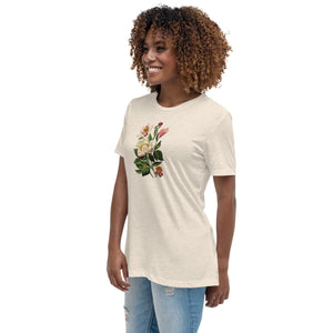 White Peony Flower T-Shirt