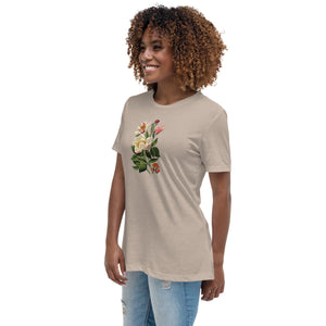 White Peony Flower T-Shirt