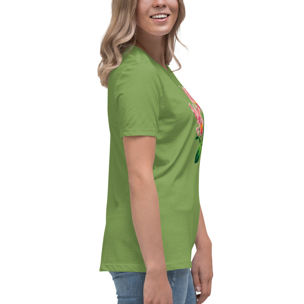 Cattleya Orchid Flower Relaxed T-Shirt