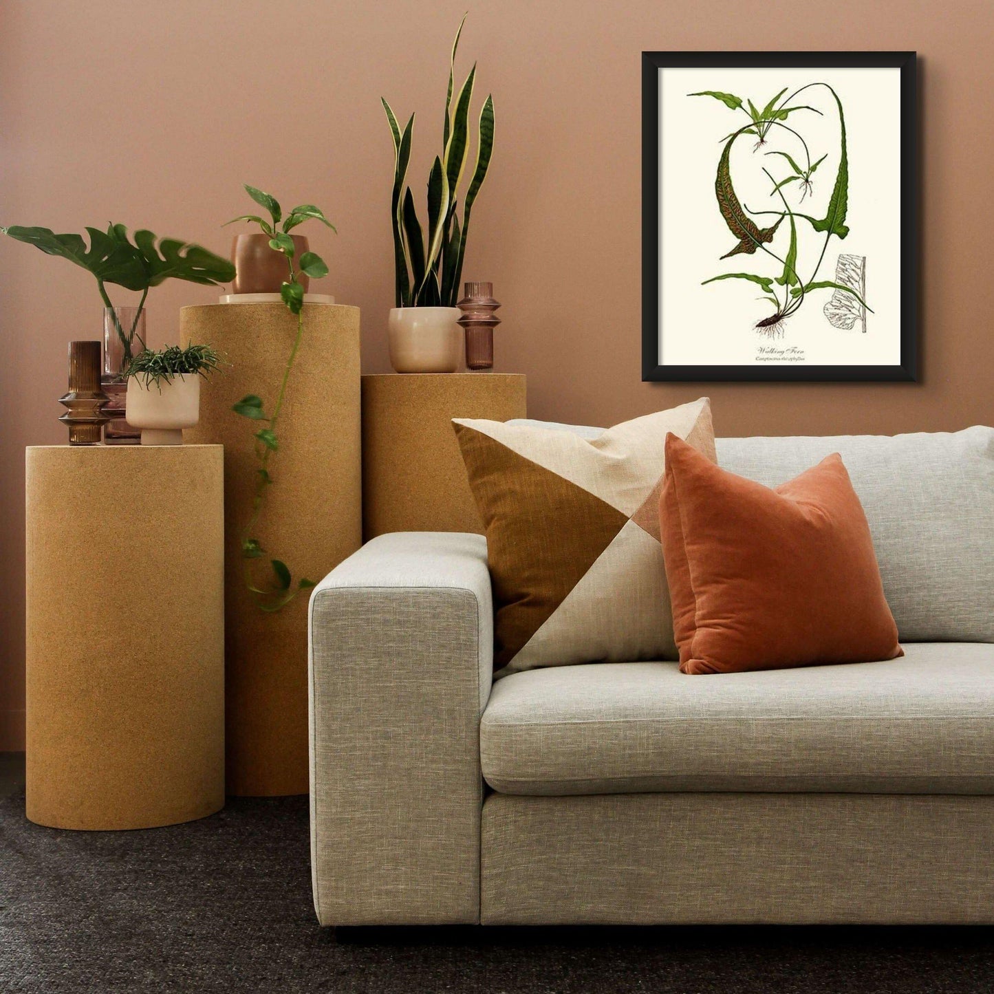 Walking Fern Botanical Wall Art Print-Charting Nature