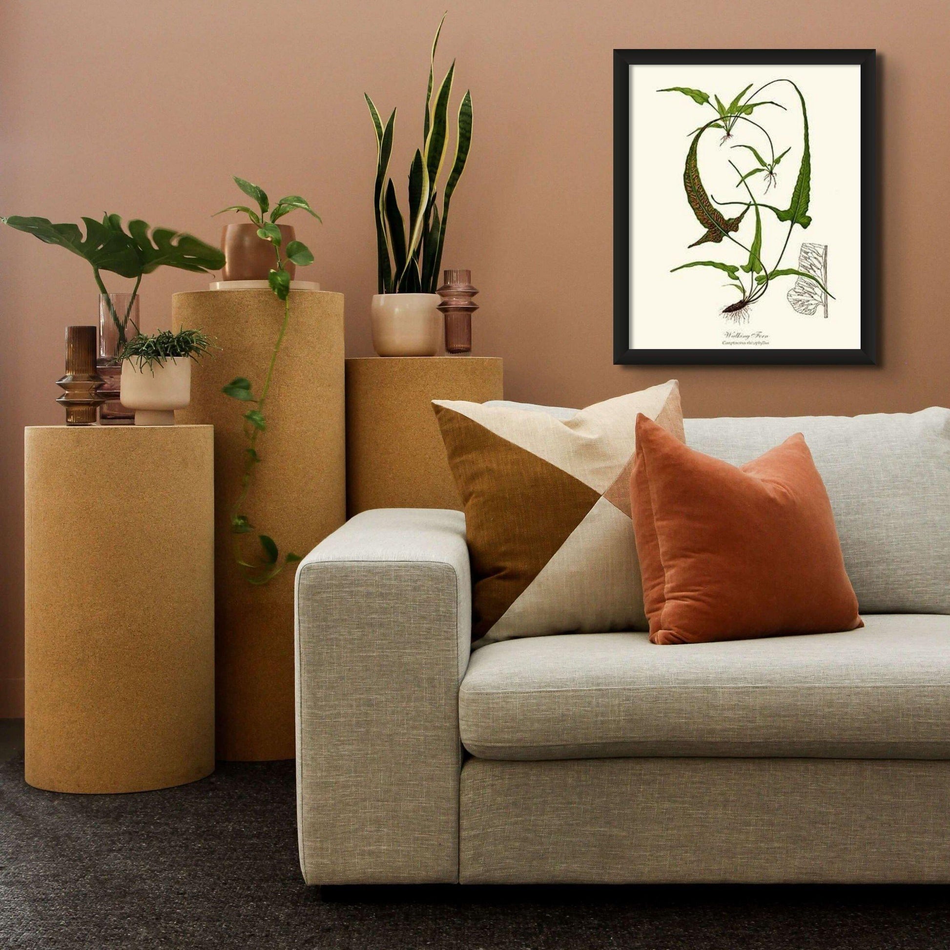 Walking Fern Botanical Wall Art Print-Charting Nature