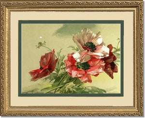 Poppies | Victorian Wall Art Print
