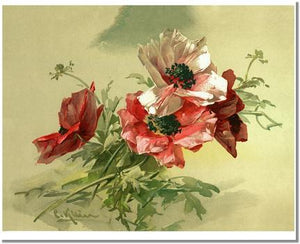 Poppies | Victorian Wall Art Print